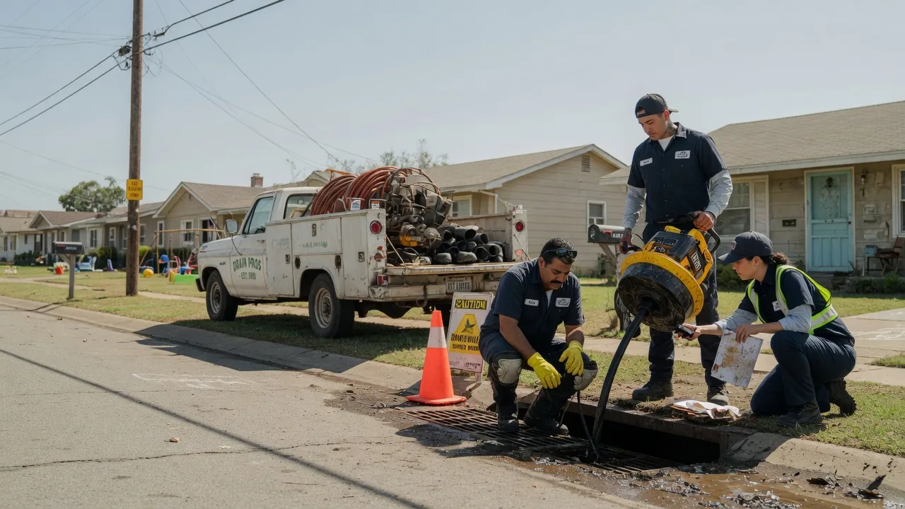Drain Cleaning in Scroggins, TX near me
